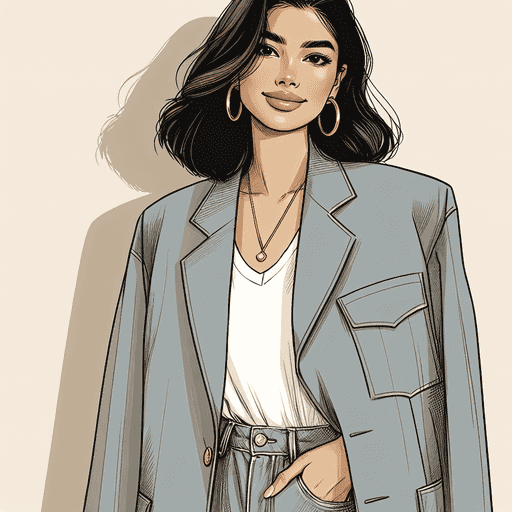 Memadukan Smart Casual dan Gaya Vintage dengan Sempurna Menggunakan Oversized Blazer